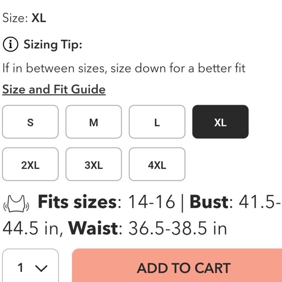 Shapermint Essentials All Day Every Day Scoop Neck Bodysuit - Black / XL - Picture 9 of 9